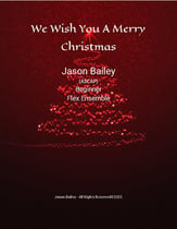 We Wish You A Merry Christmas Concert Band sheet music cover